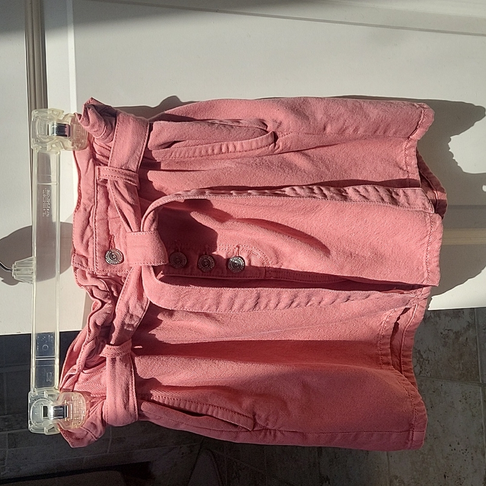 Loft Pink Paperbag Shorts